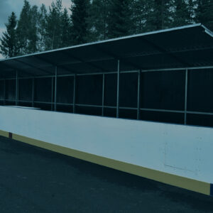 Outdoor boxes provide protection from wind and rain.