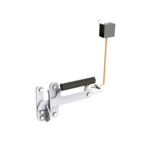 Player gate push-button lock right