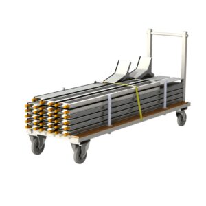 Kentänjakajan 510mm kuljetus- ja varastointivaunu