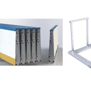 Rink element storage pallets