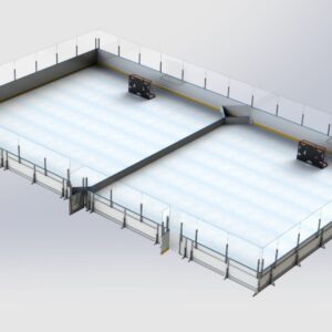 Laukaisupaikka 15,5m x 26m, h1250 +suojaus h1350