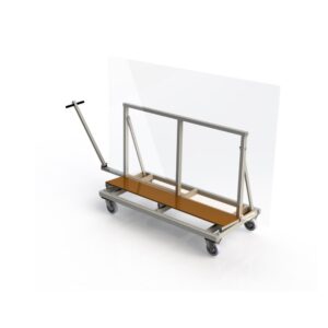 Shielding handling and storage cart